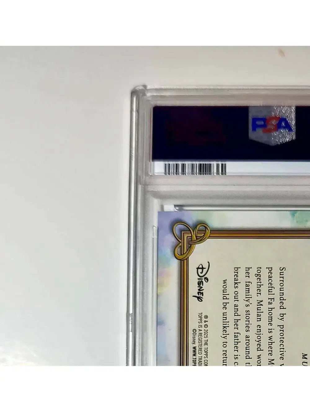 Fa Family Home 2025 Topps Disney #C-12 Card Mulan PSA 10